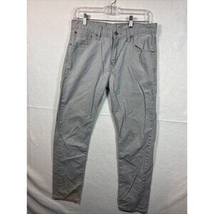 Mens Light Gray Straight Fit Jeans 32x32